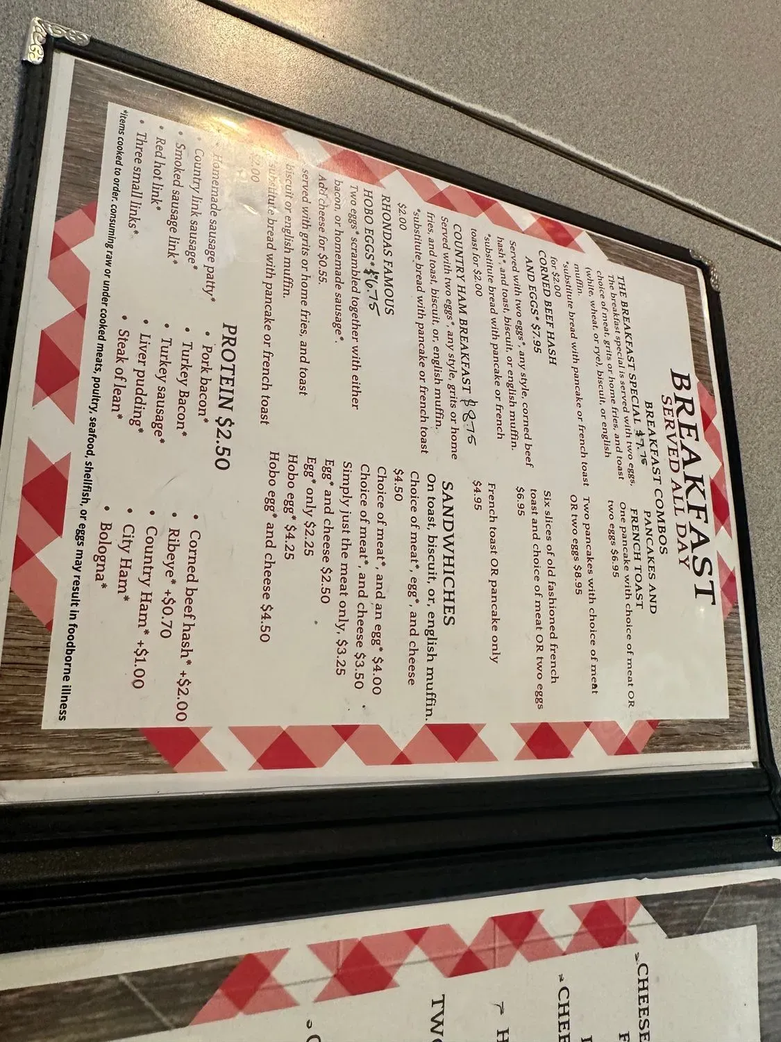 Menu 4