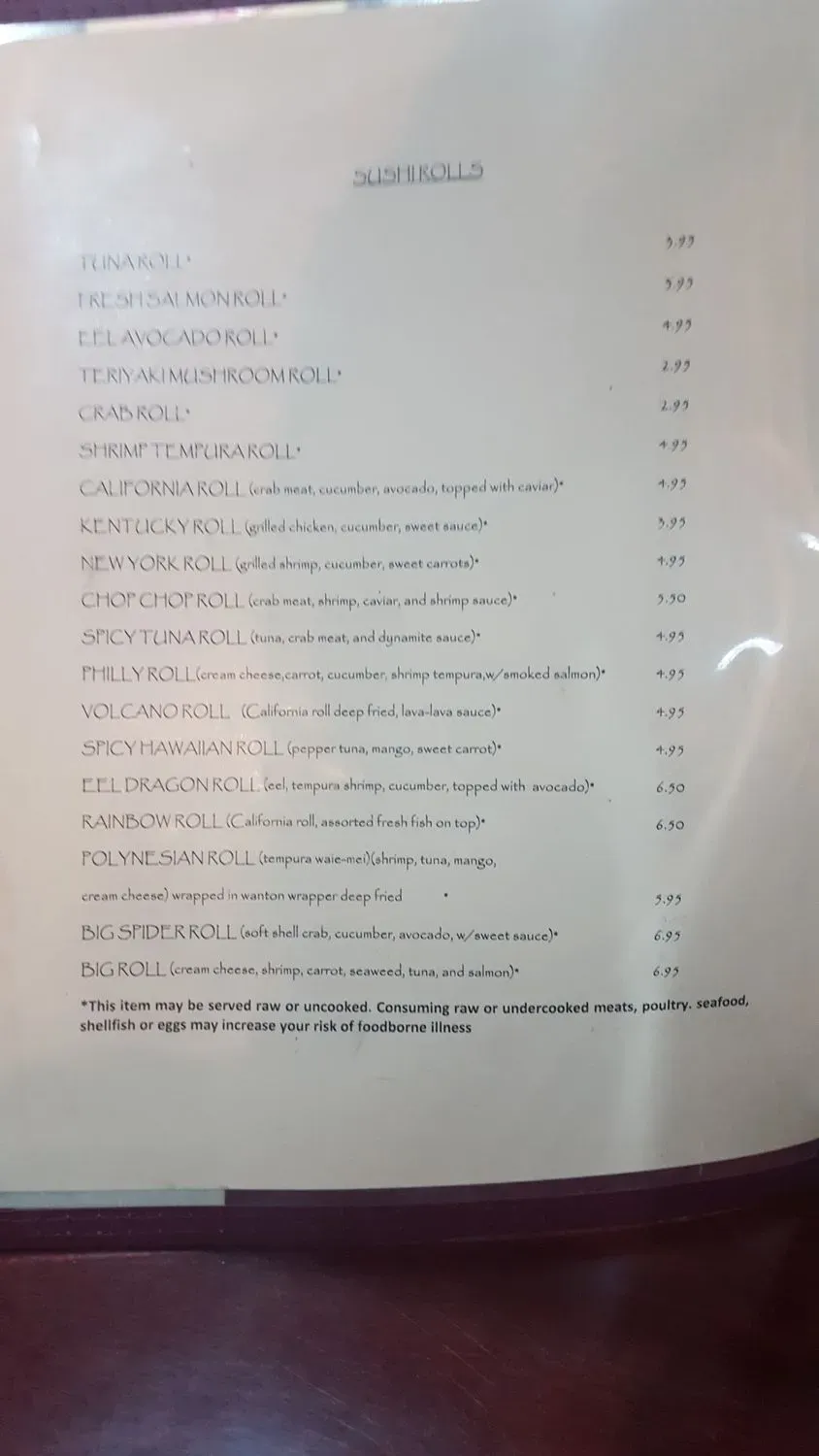 Menu 4