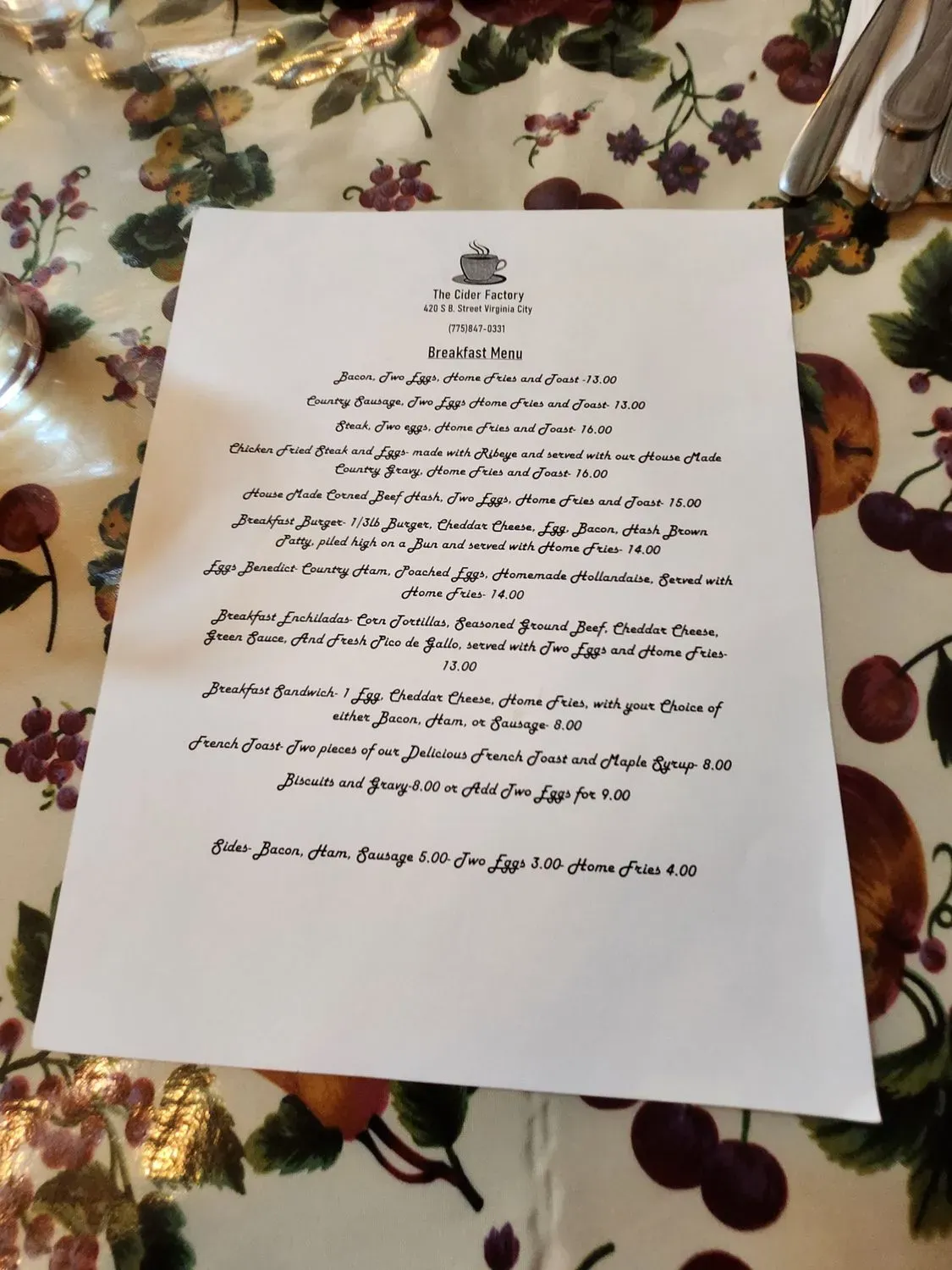 Menu 3