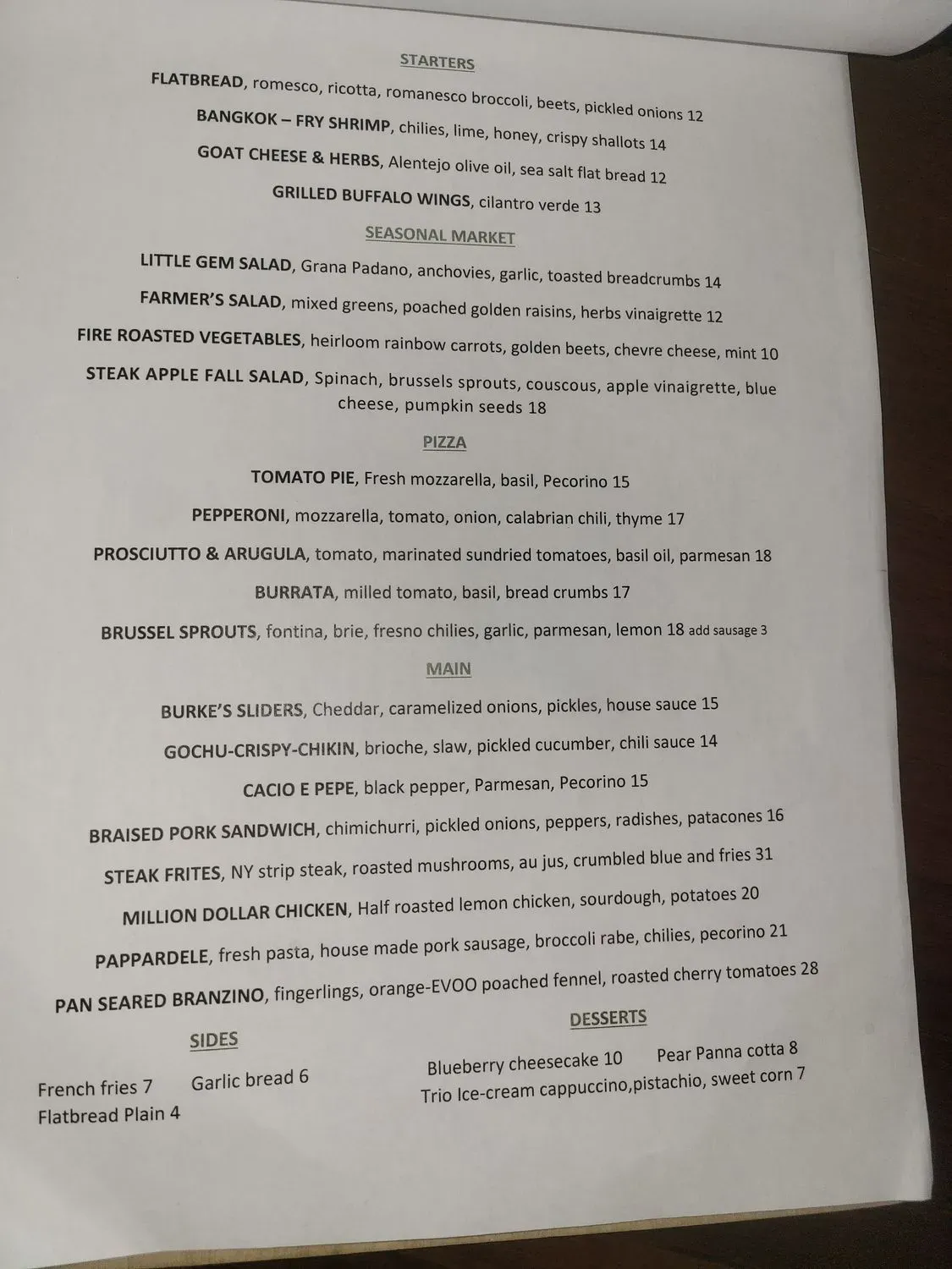 Menu 2