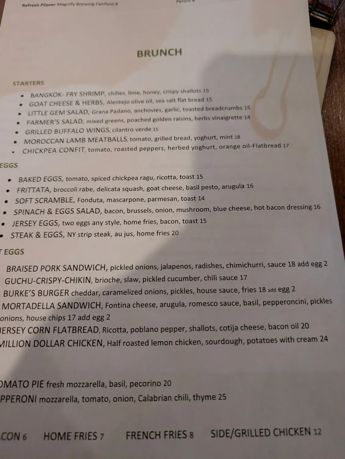 Menu 4