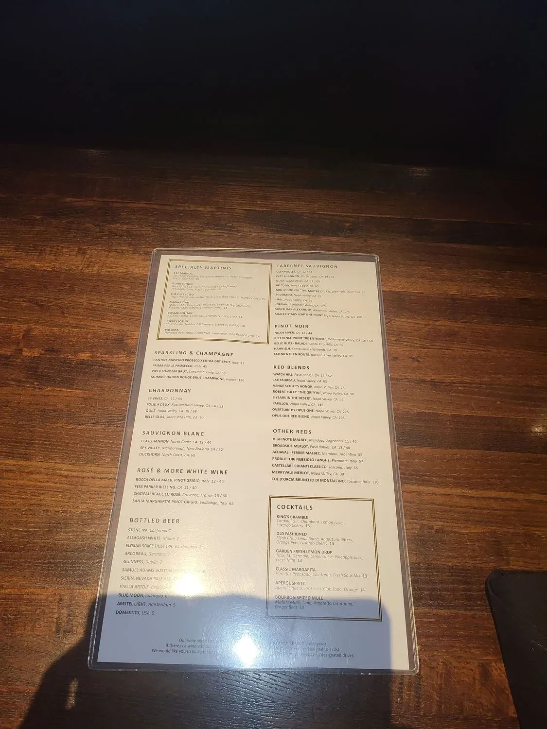 Menu 4