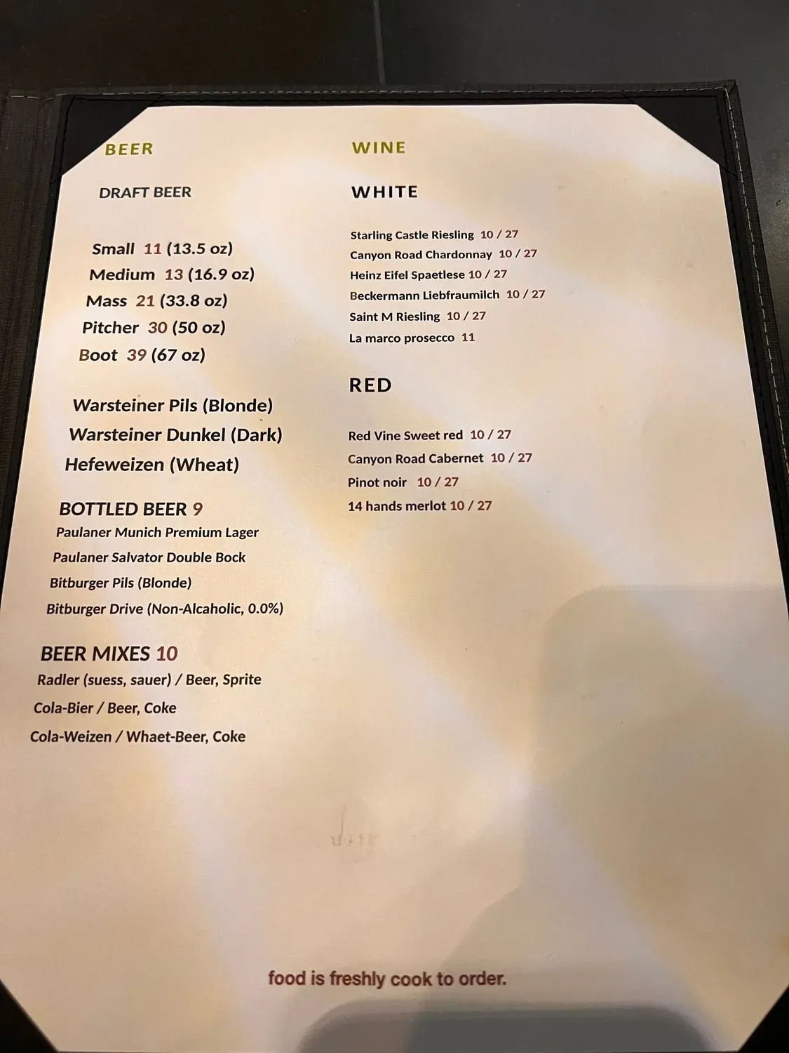 Menu 2