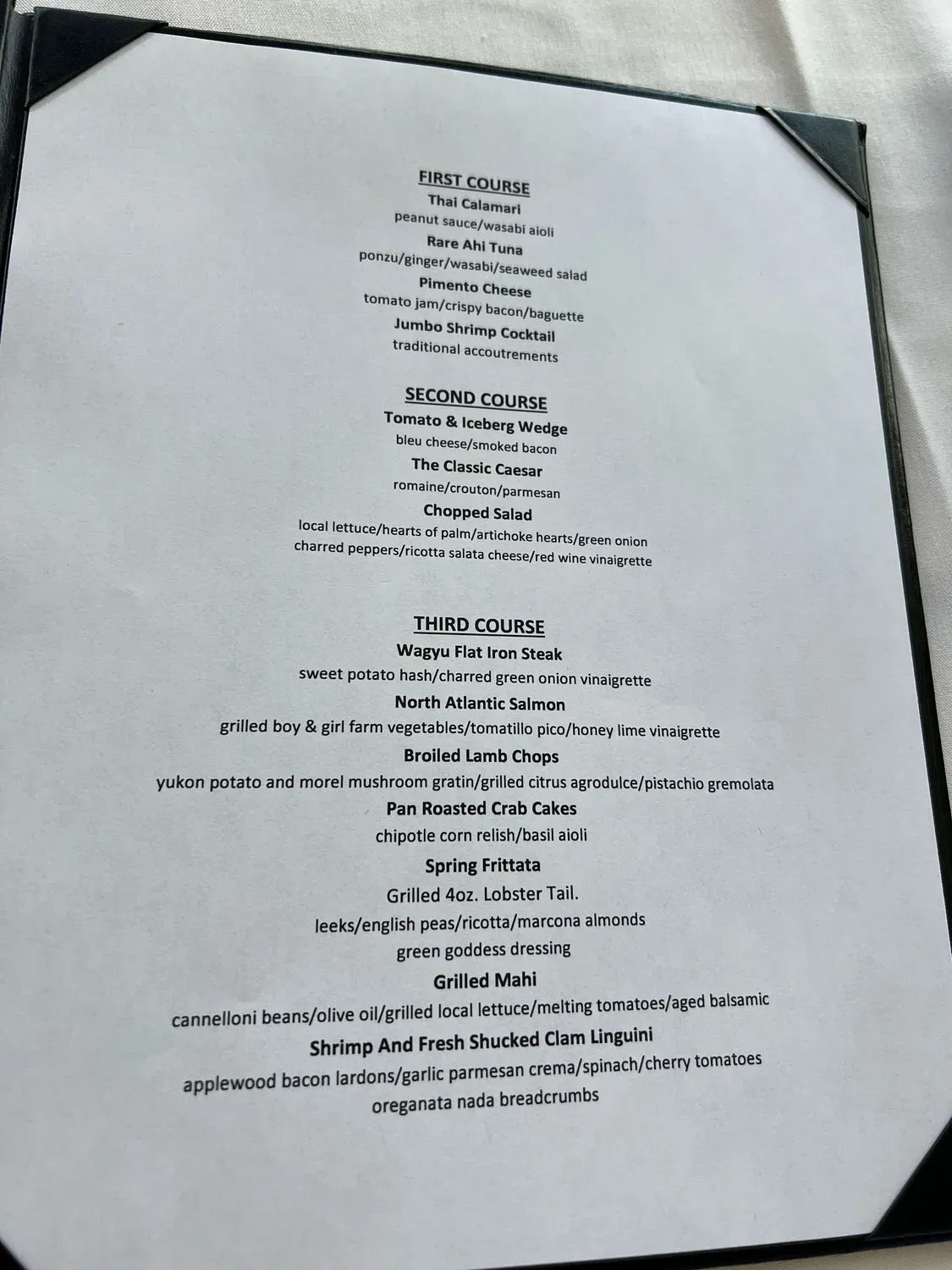 Menu 2