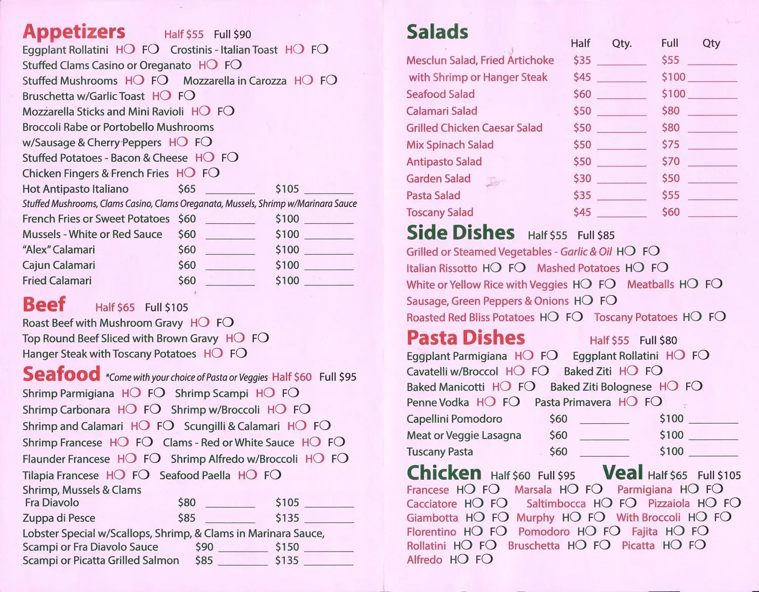 Menu 2