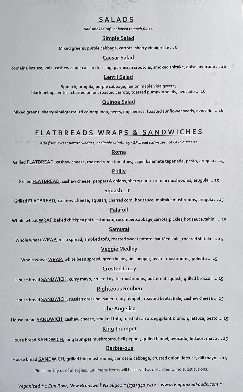 Menu 2