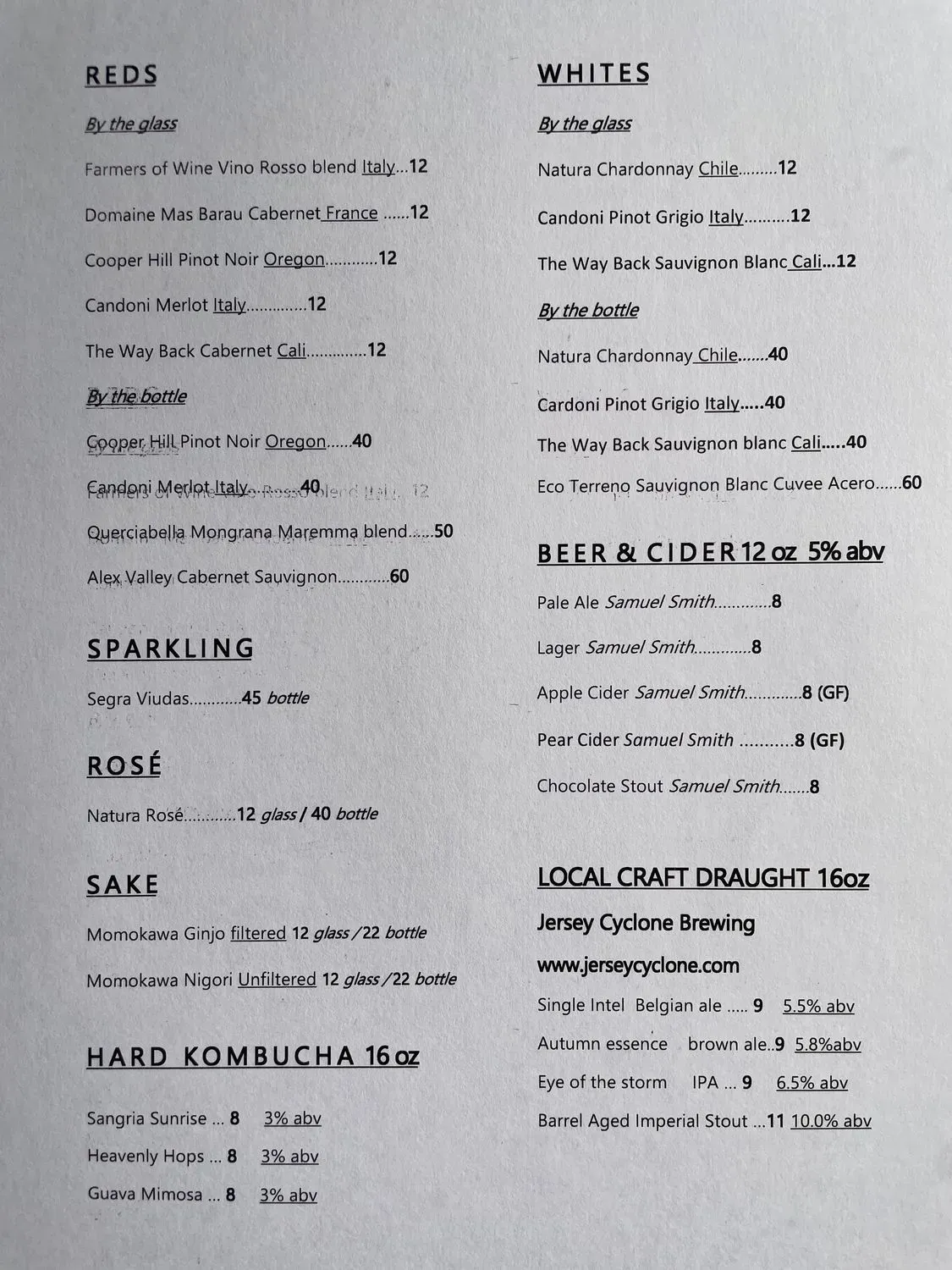 Menu 4