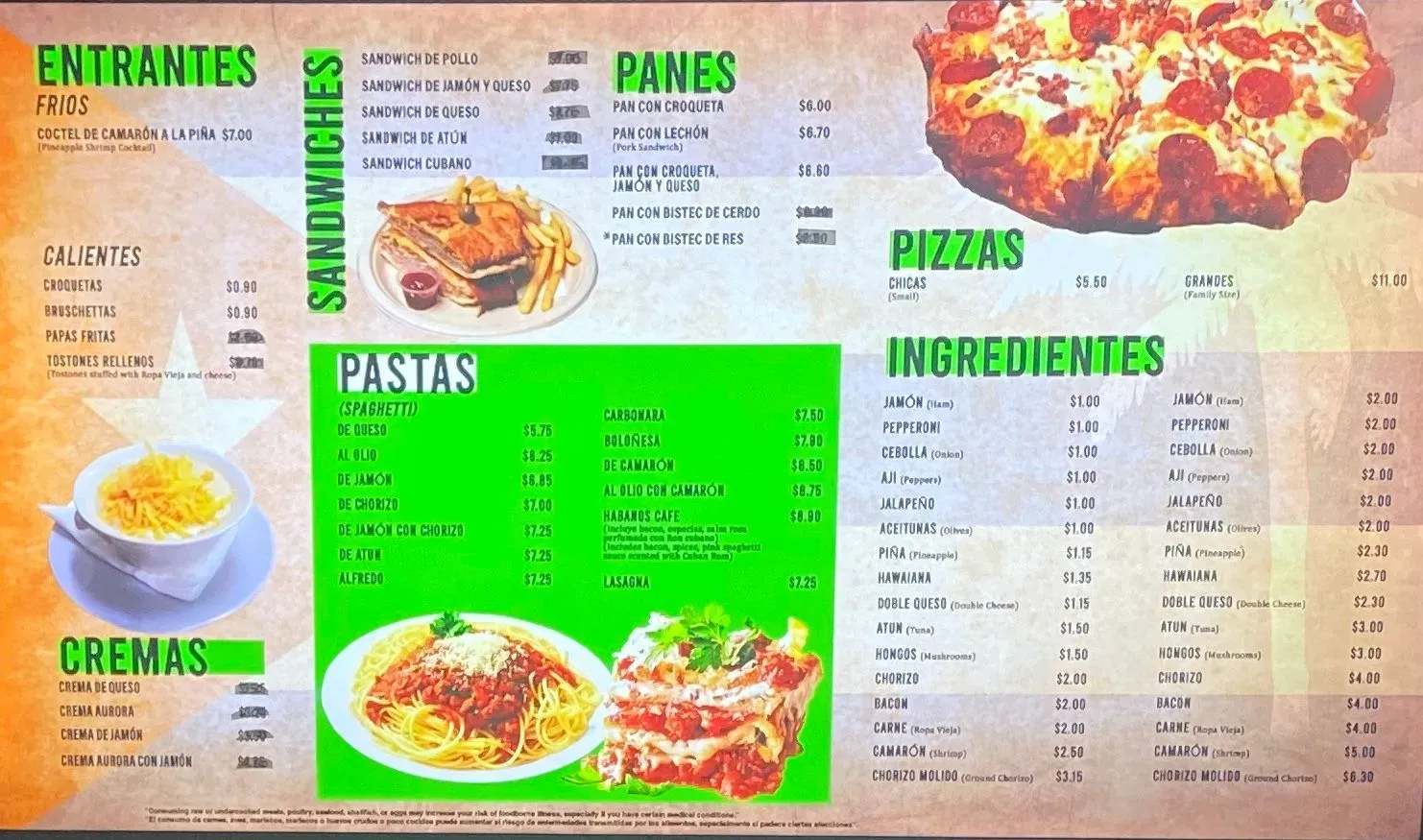 Menu 2