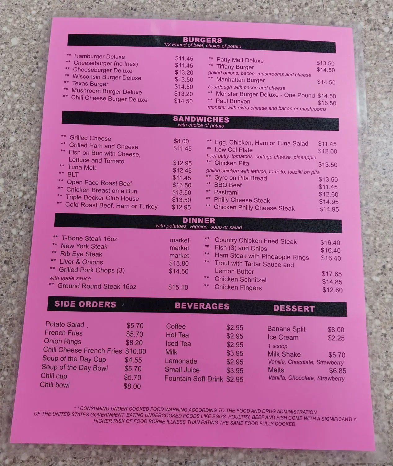 Menu 4