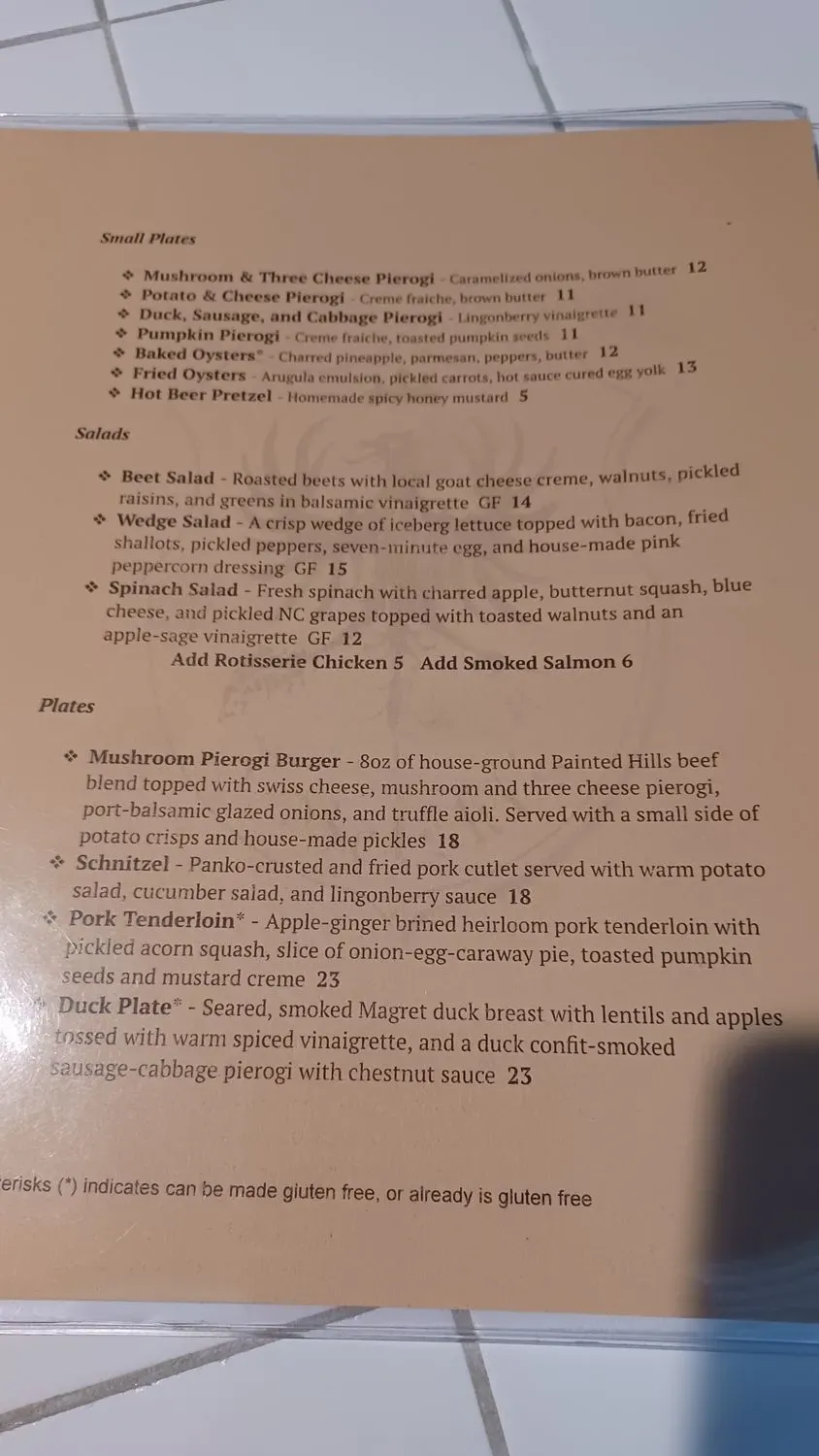 Menu 5