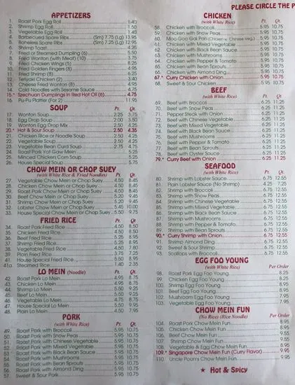 Menu 2