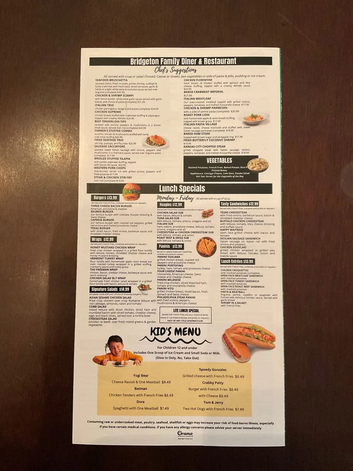 Menu 2