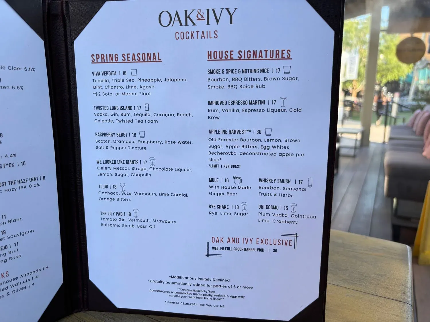 Menu 5