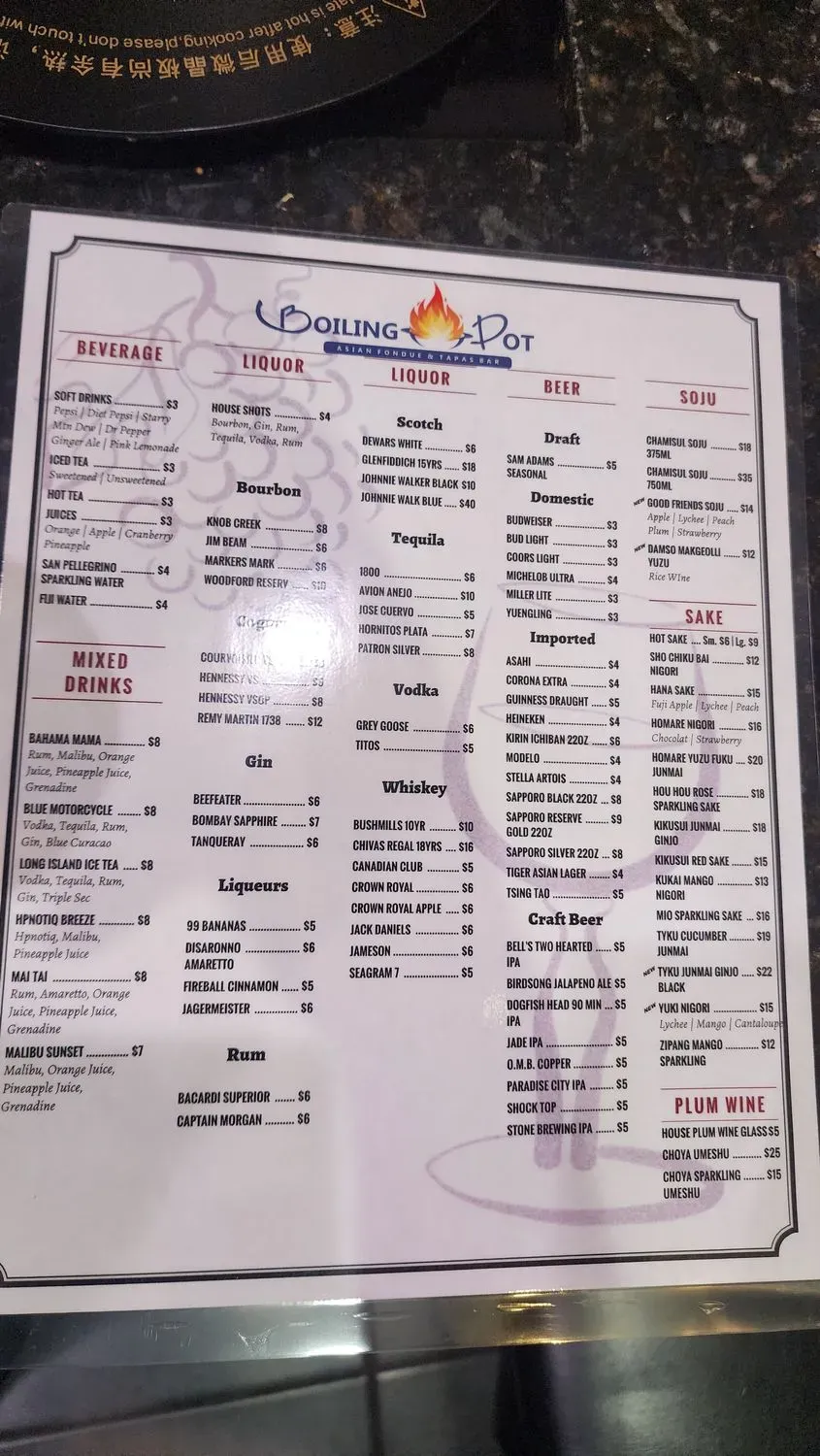 Menu 6