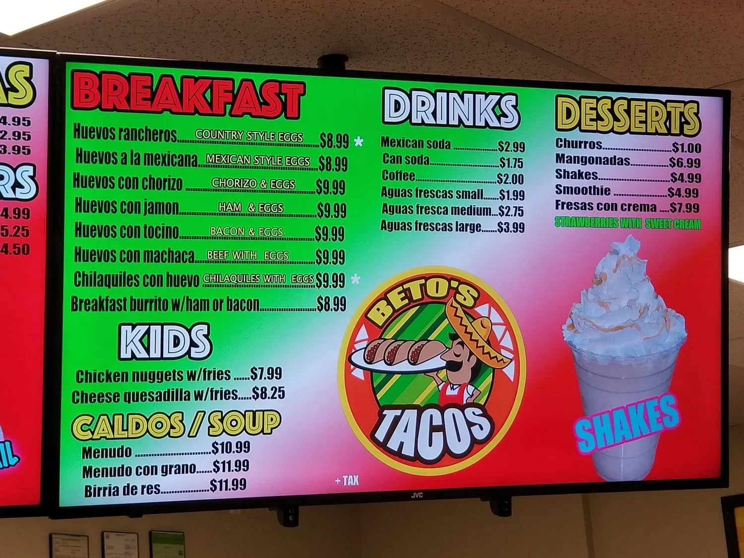 Menu 3