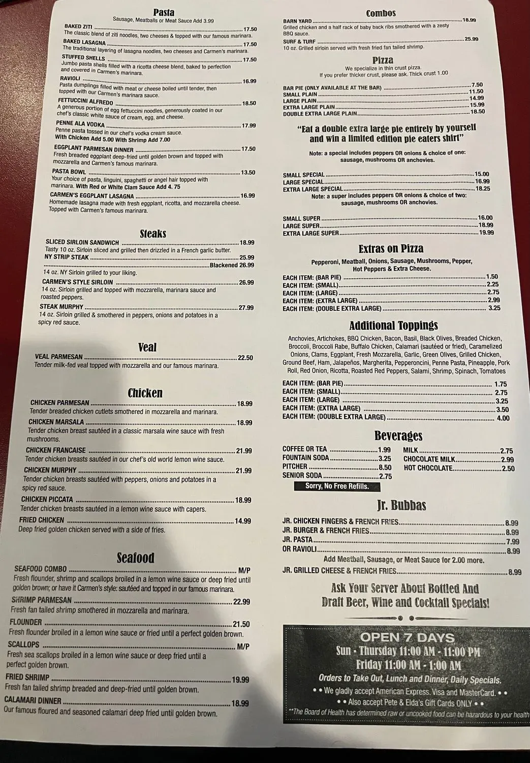 Menu 3