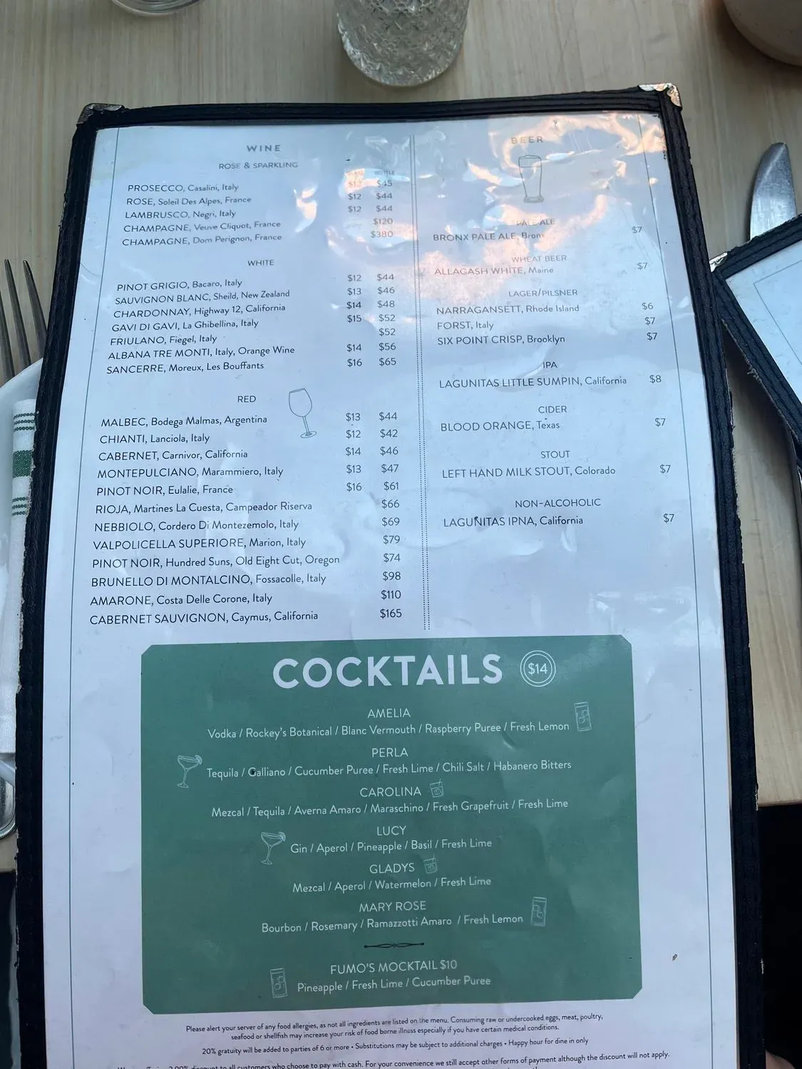 Menu 6