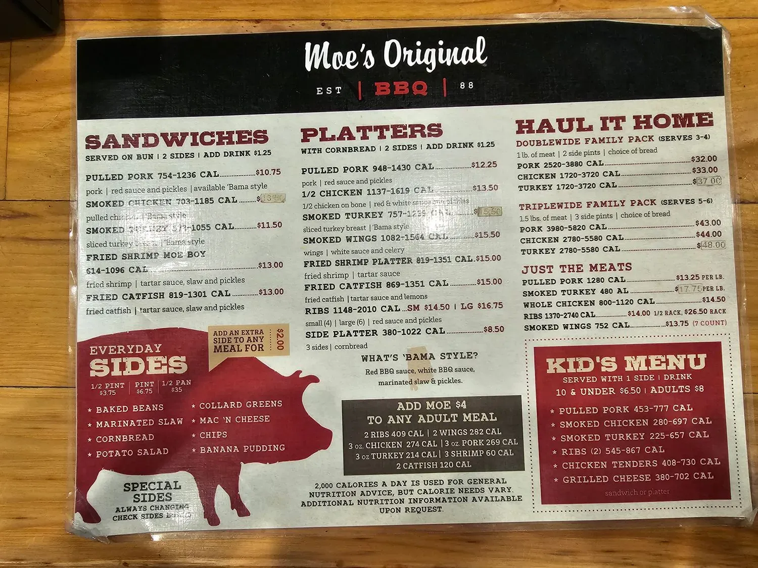 Menu 4