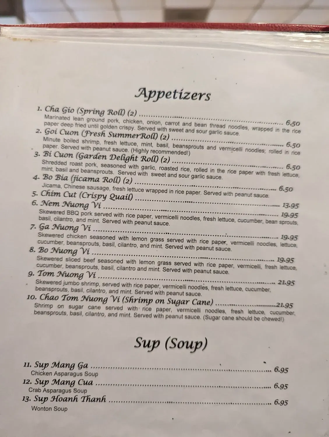 Menu 2