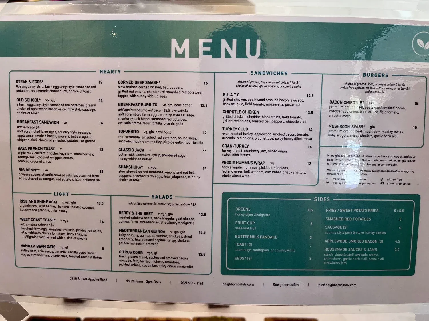 Menu 6