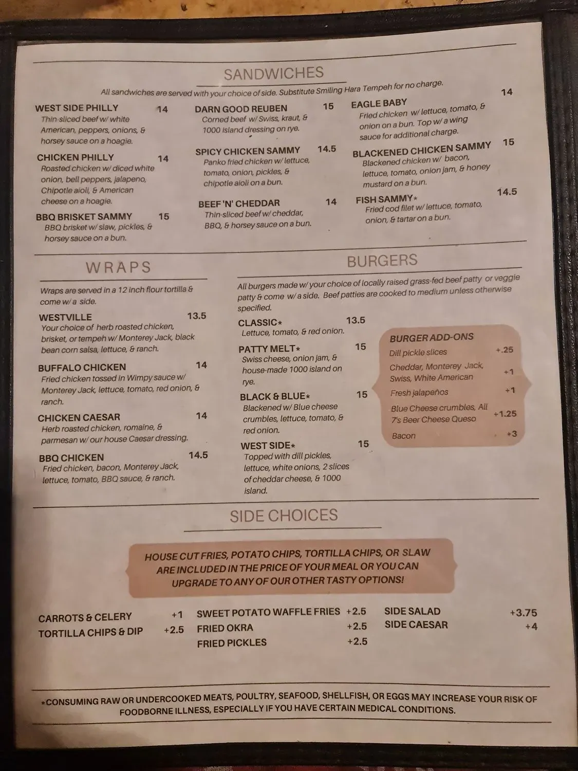 Menu 4