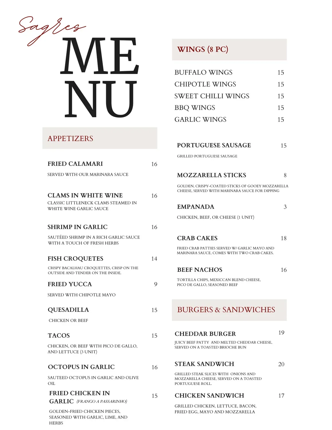 Menu 3