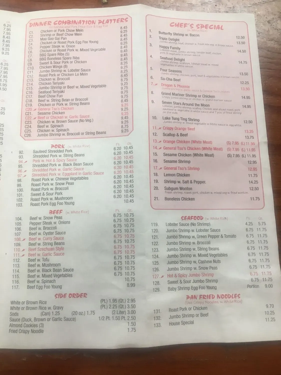 Menu 6