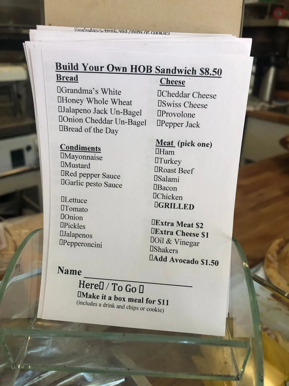 Menu 4