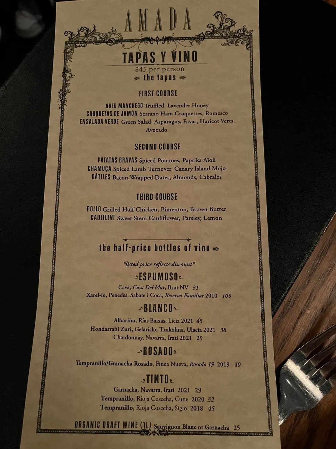 Menu 6