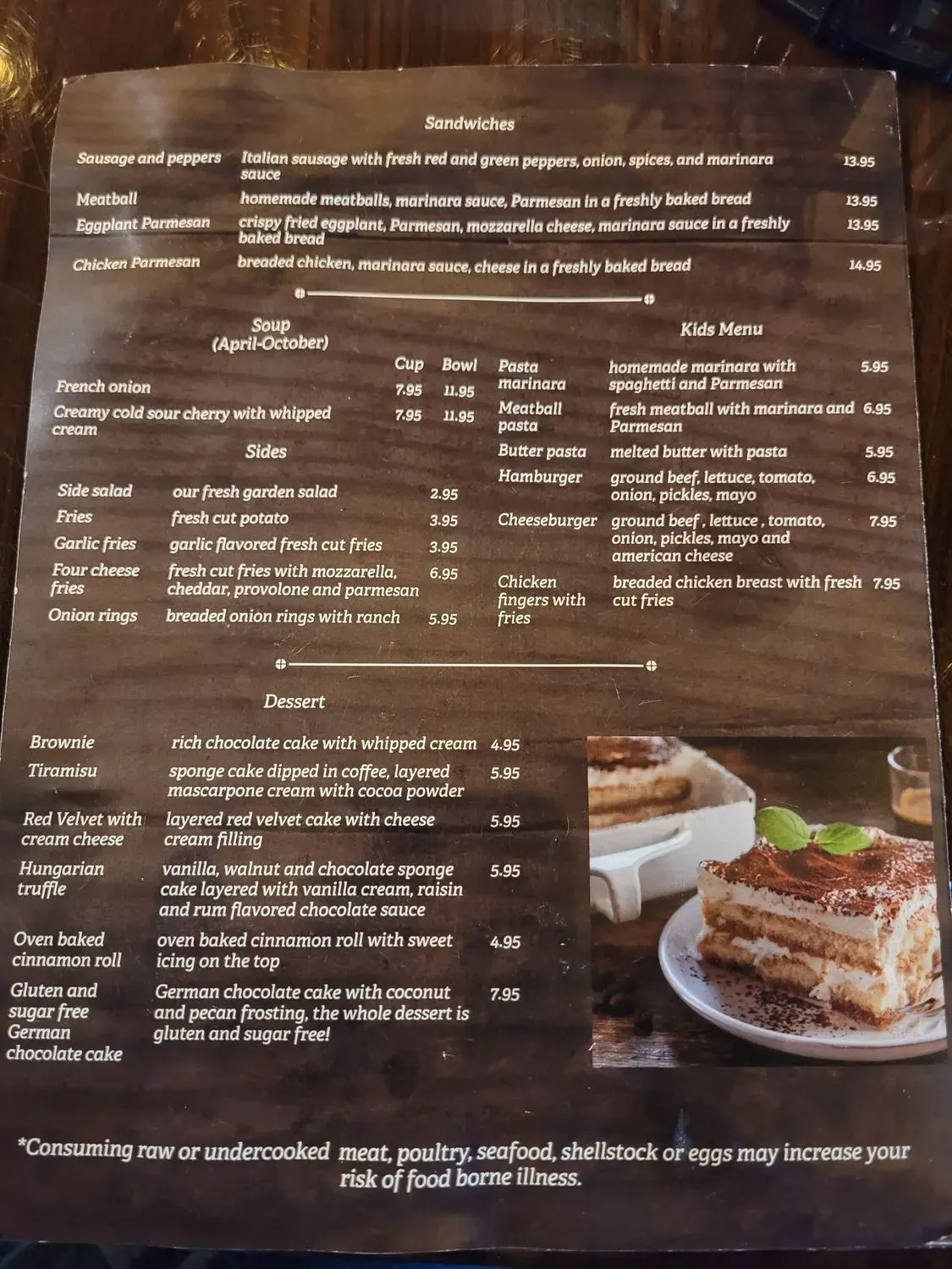 Menu 4