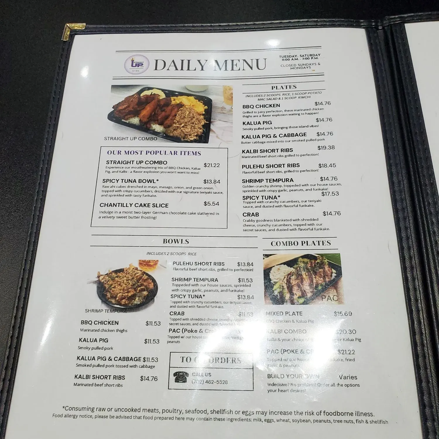 Menu 6