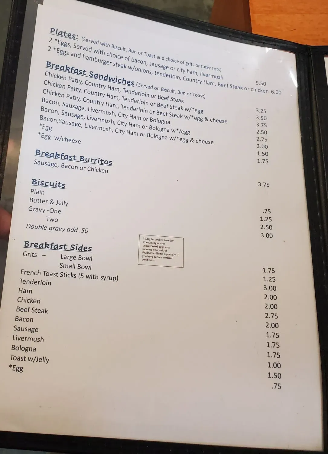 Menu 4