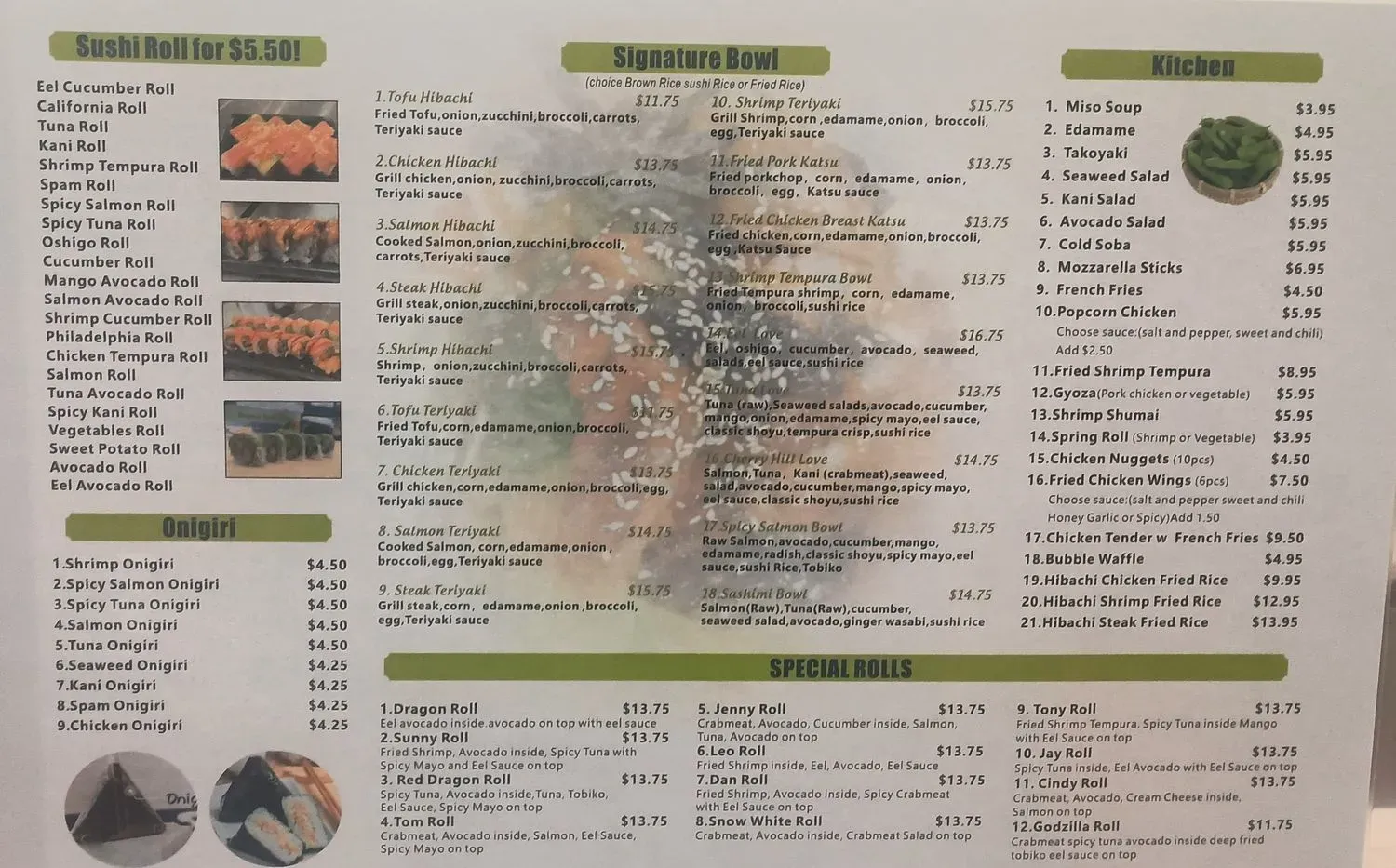 Menu 3