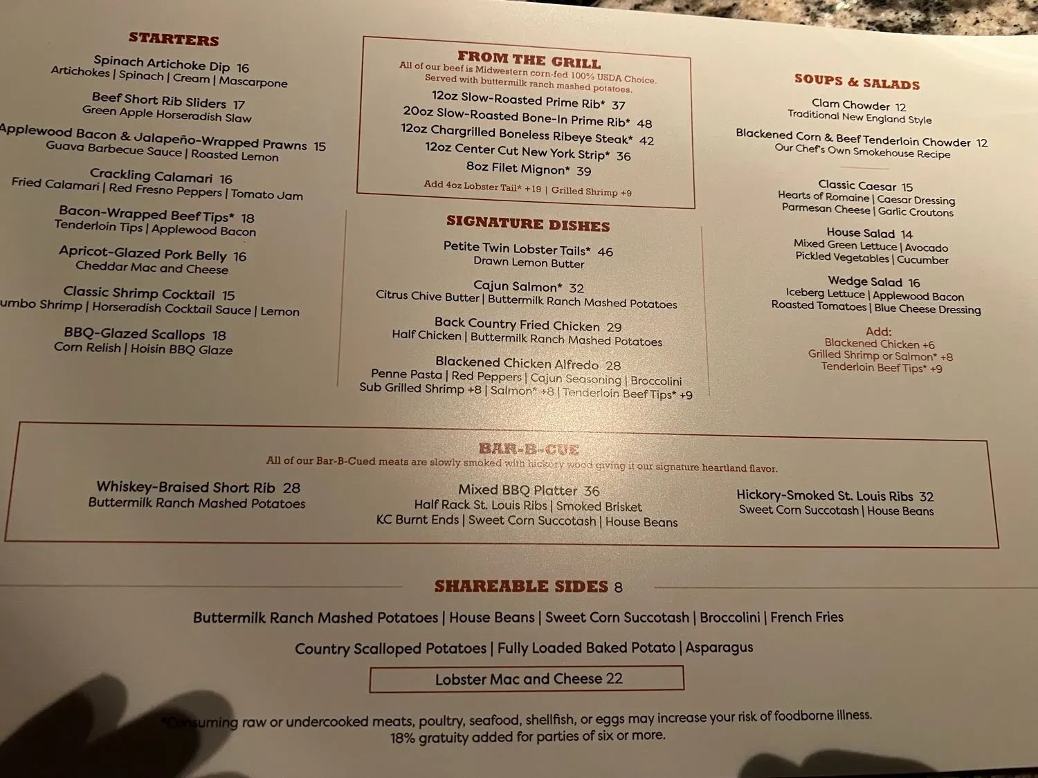 Menu 2