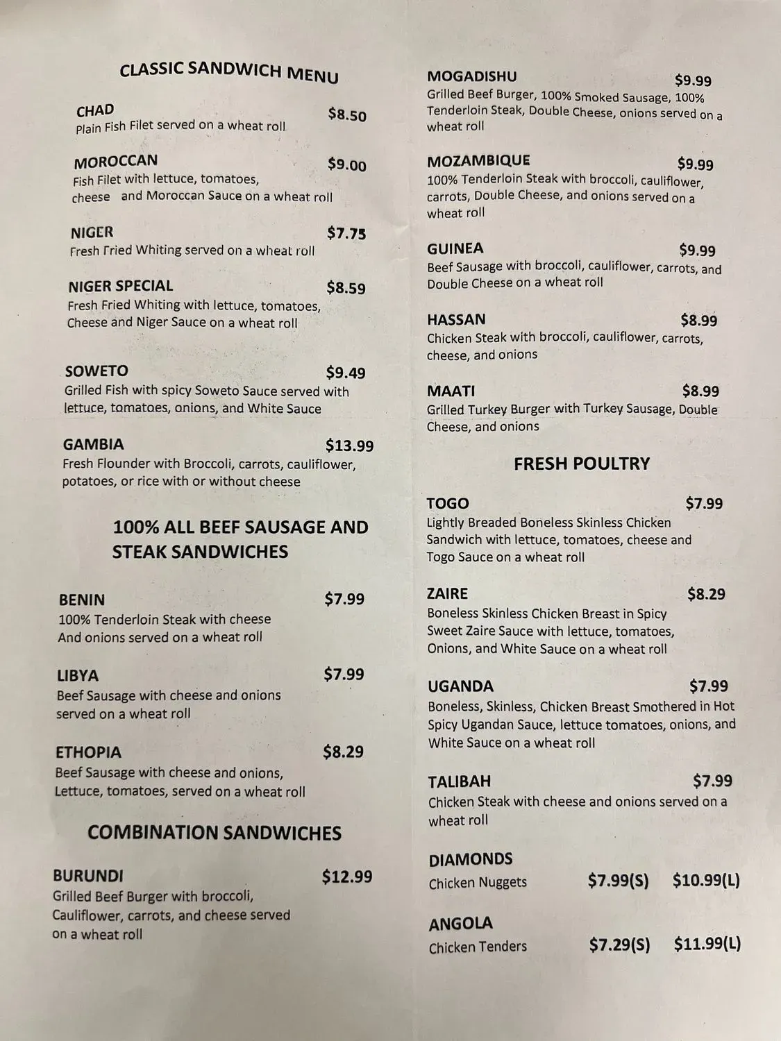 Menu 2