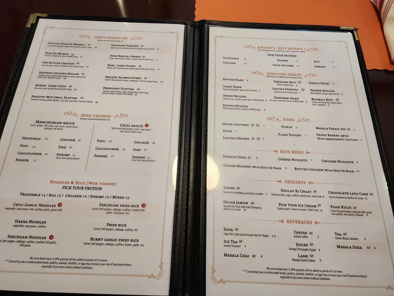 Menu 6