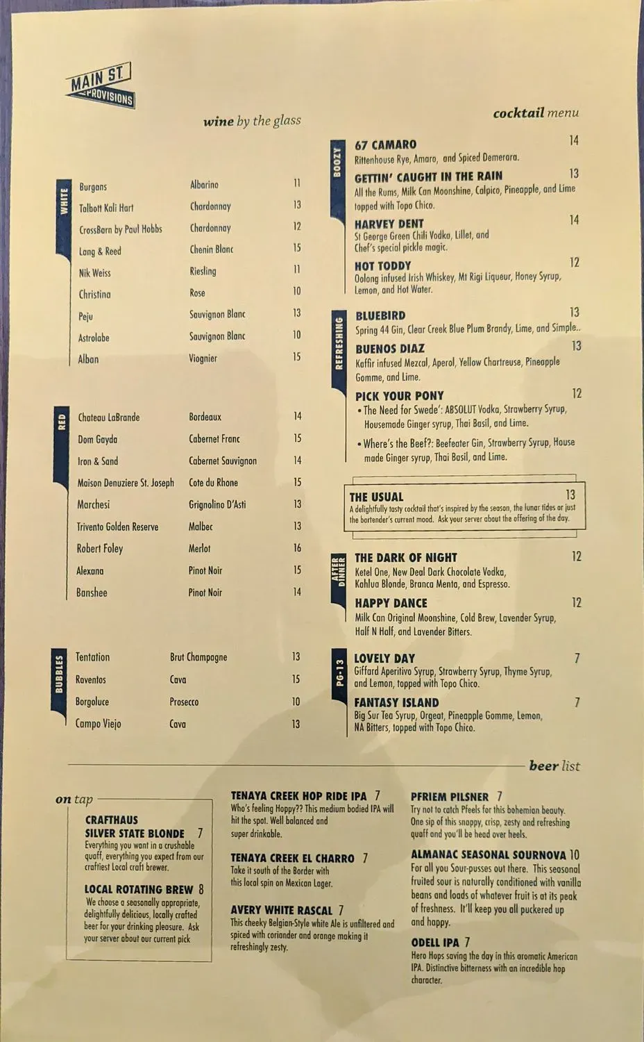 Menu 2