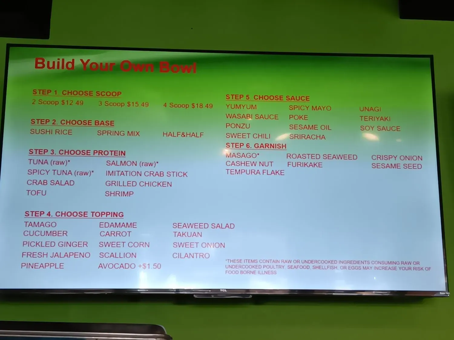 Menu 3