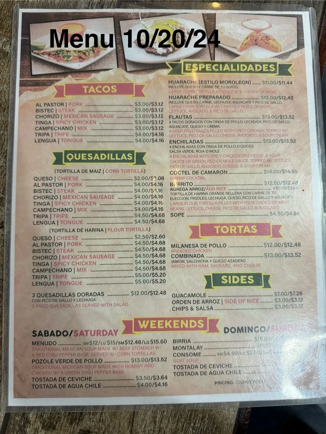 Menu 2