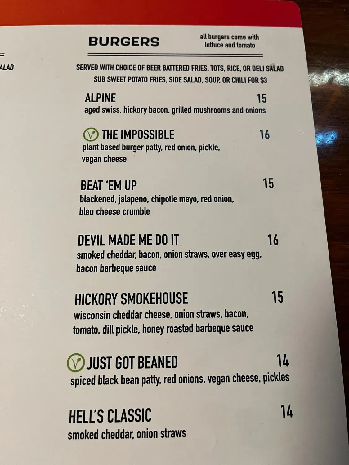 Menu 4