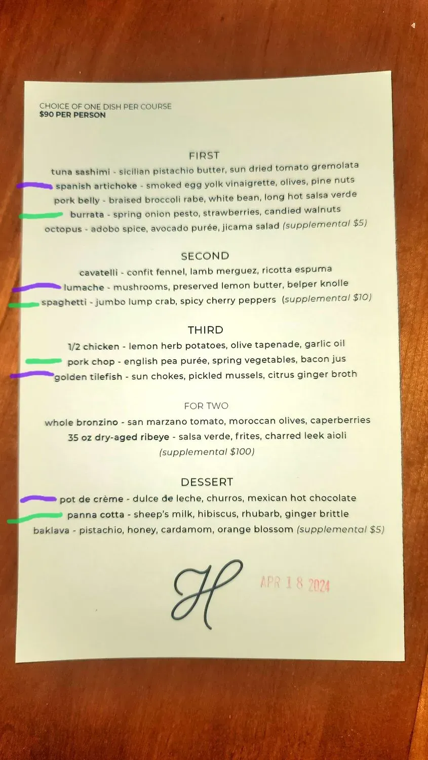 Menu 3