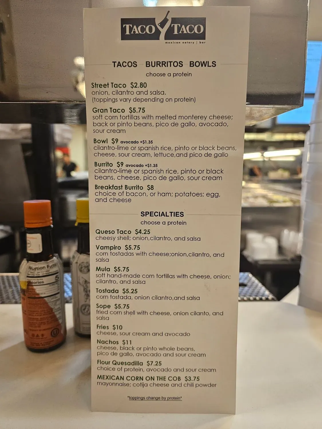 Menu 5