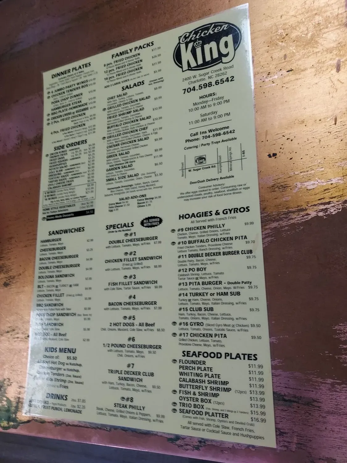 Menu 4