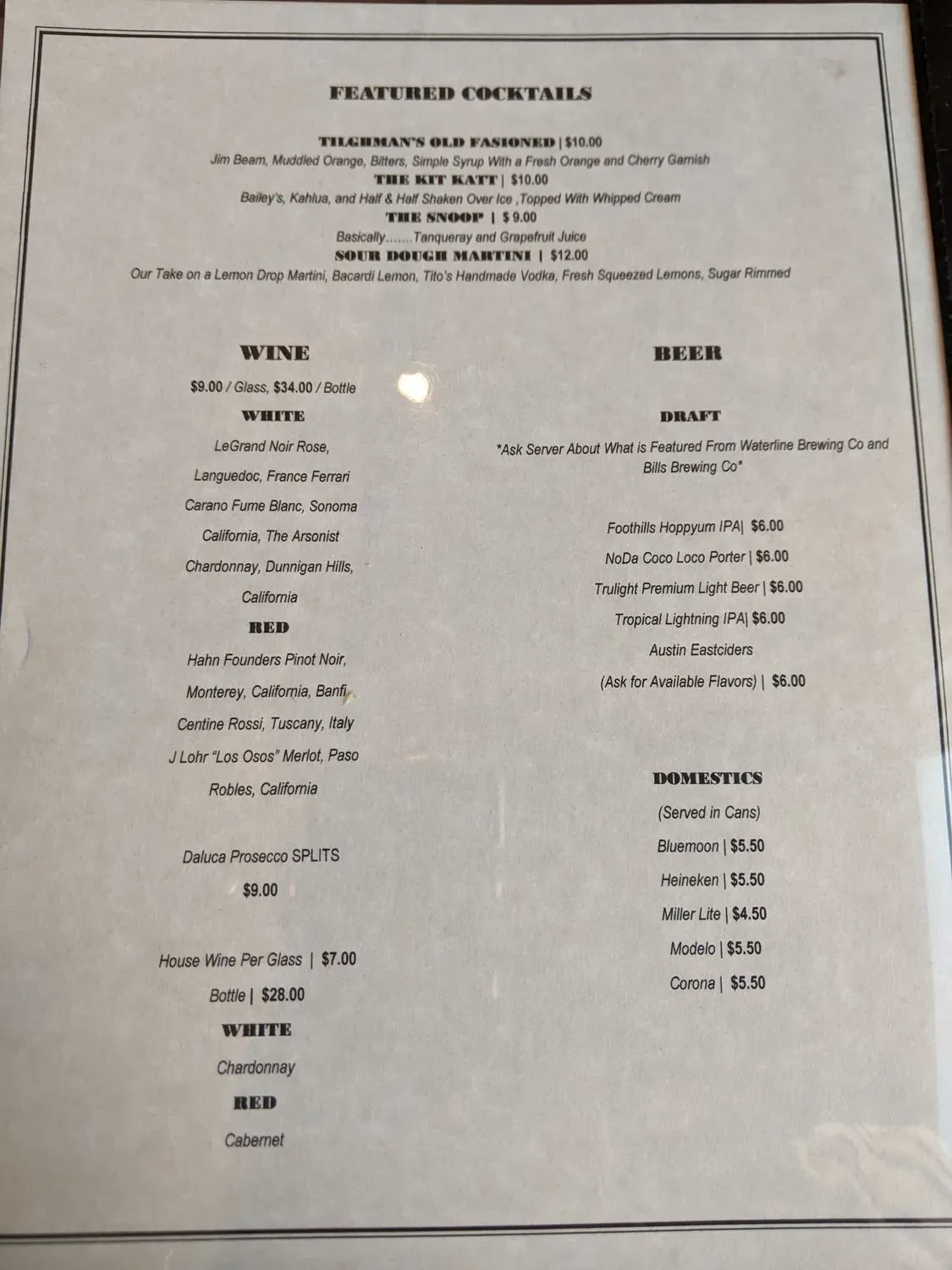 Menu 2