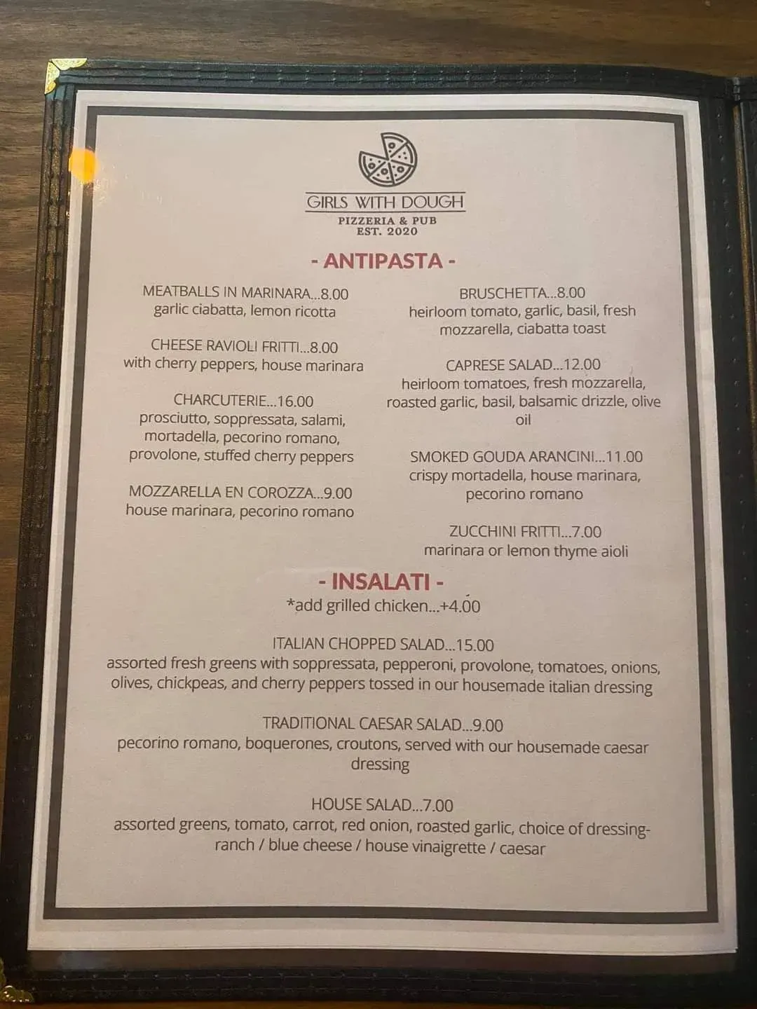 Menu 4