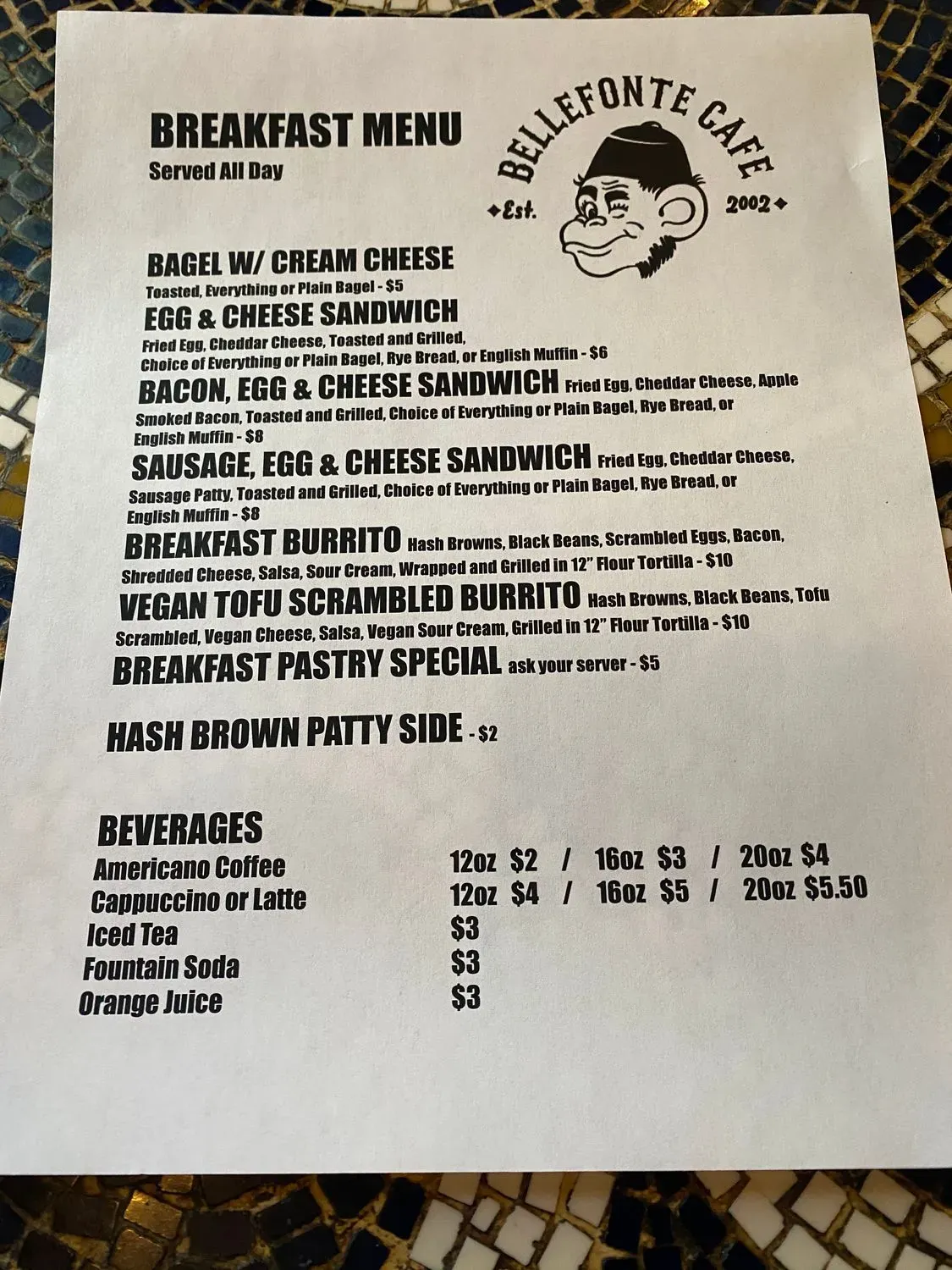 Menu 2