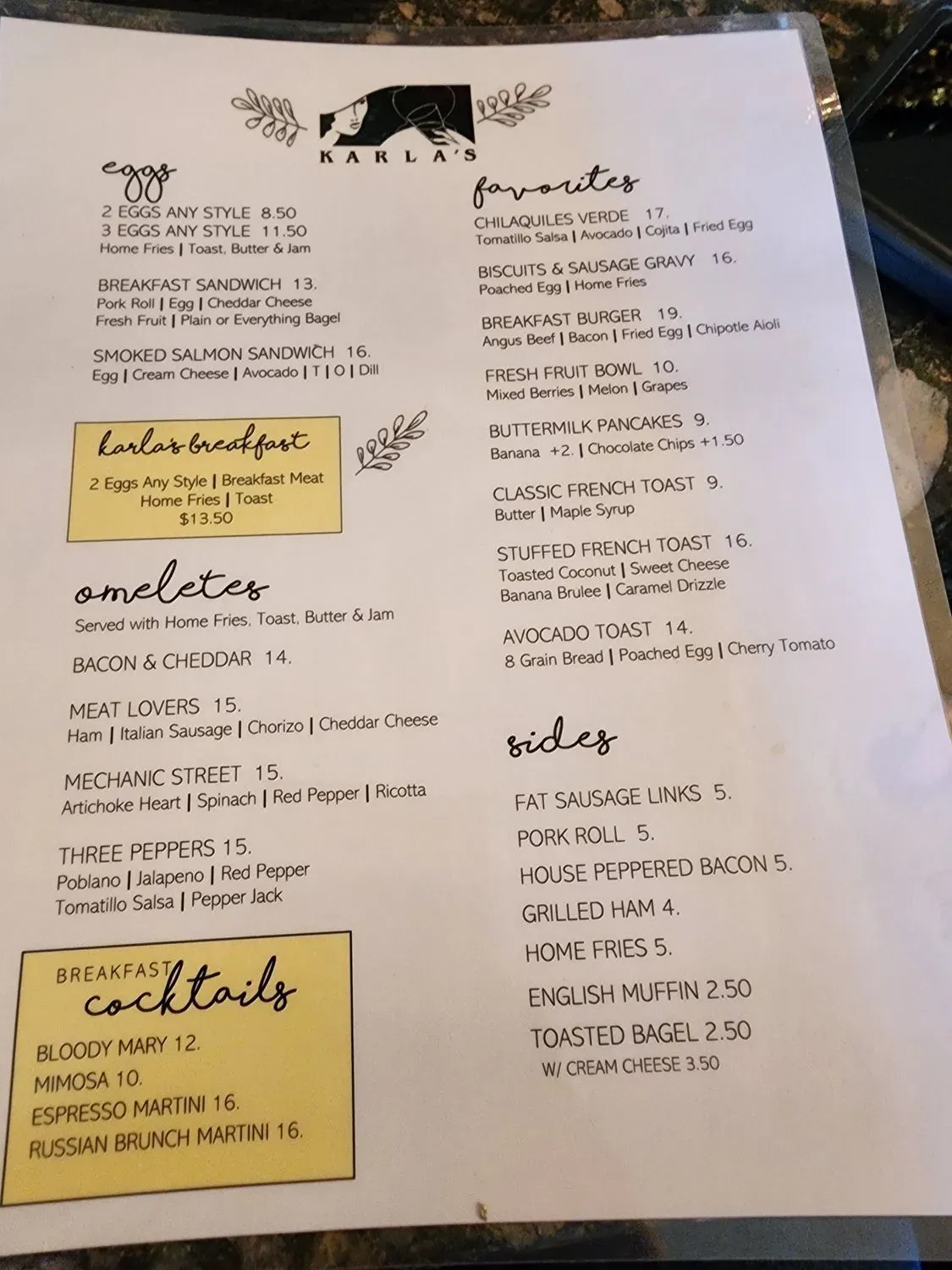 Menu 2