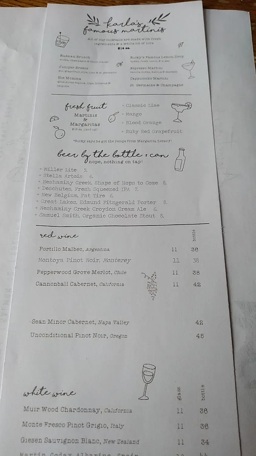 Menu 5