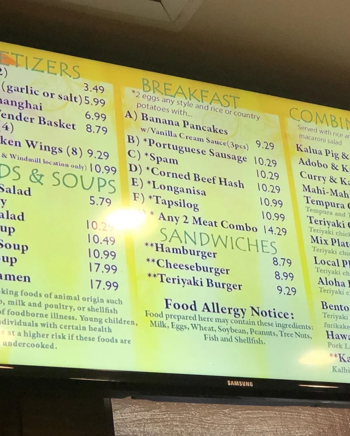 Menu 4