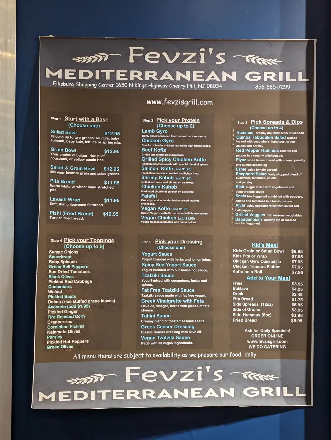 Menu 5